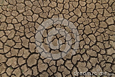 Cracked earth element for Drought and climate change Stock Photo