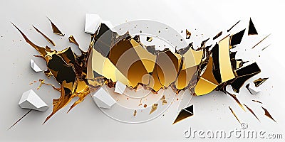 glass shard background wallpaper Stock Photo