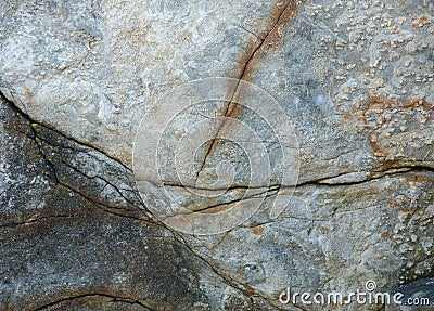Cracked granite rock texture Stock Photo