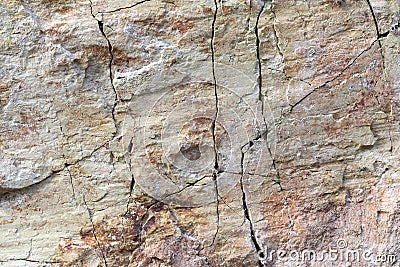 Cracked granite stone texture Stock Photo