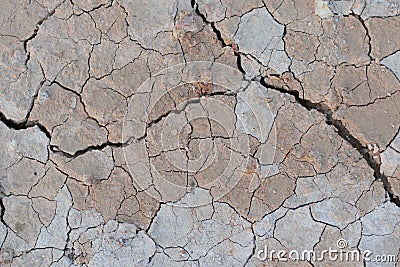 Cracked ground drought Stock Photo
