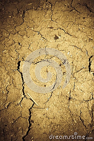 Cracked loam background Stock Photo