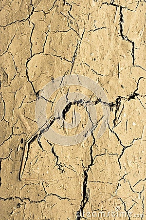 Cracked loam background Stock Photo