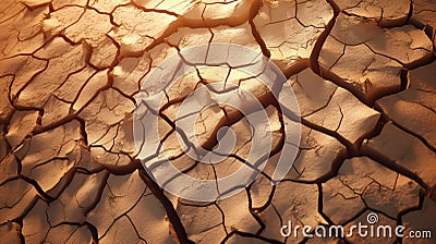 Cracked mud sand texture in a desert flood plain background wallpaper mud cracks. Stock Photo