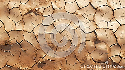 Cracked mud sand texture in a desert flood plain background wallpaper mud cracks. Stock Photo