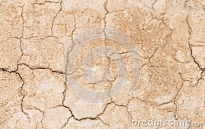 Cracked plaster seamless texture Stock Photo