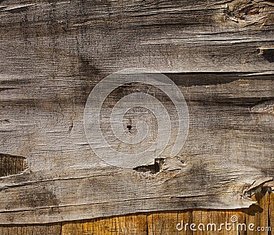 Cracked plywood Stock Photo
