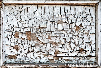 Cracked wooden frame texture Stock Photo