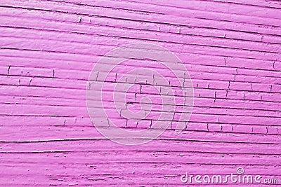 Cracked wooden plank, pink color Stock Photo