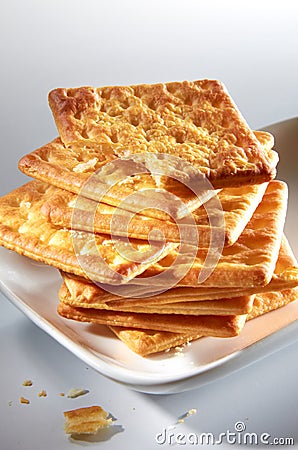 Cracker Biscuit Stock Photo