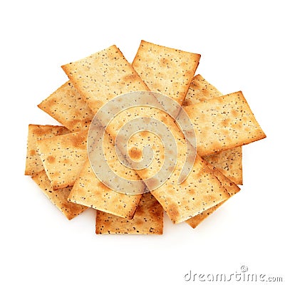 Cracker Biscuits Stock Photo
