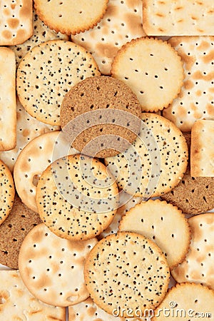 Cracker Biscuits Stock Photo