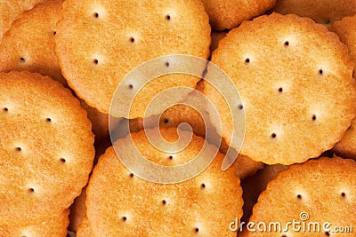 Crackers background Stock Photo