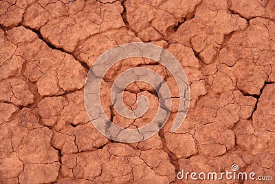 Crackled soil Stock Photo