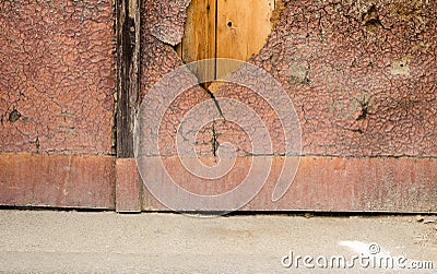 Cracky wooden surface. Stock Photo