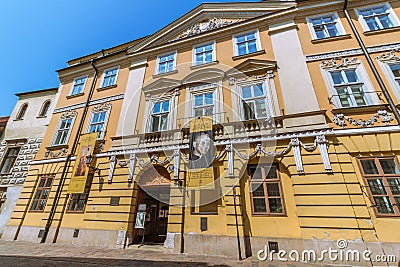 Cracow (Krakow)-Poland- pope haus - Kanonicza street Editorial Stock Photo