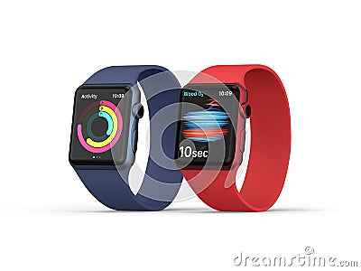 Cracow, Poland - 21 September 2020: Apple Watch Series 6 Stock Photo