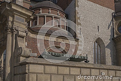 Cracow Wawel Cathedral Stock Photo