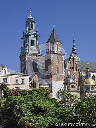 Cracow Wawel Cathedral Stock Photo