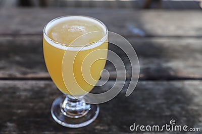 Craft Beer Glass Stock Photo
