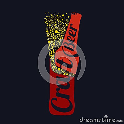 Craft beer logo Stock Photo