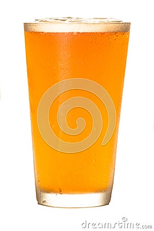 Craft Beer on White Stock Photo