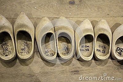 Craft dutch clogs Stock Photo