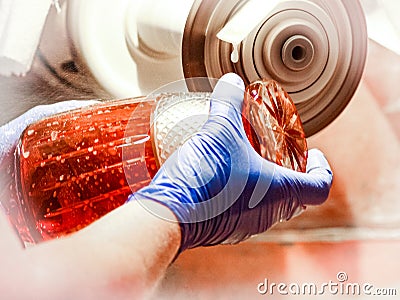 The craft glasswork Stock Photo