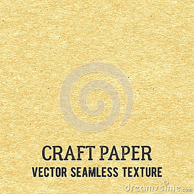 Craft paper seamless vector texture Vector Illustration