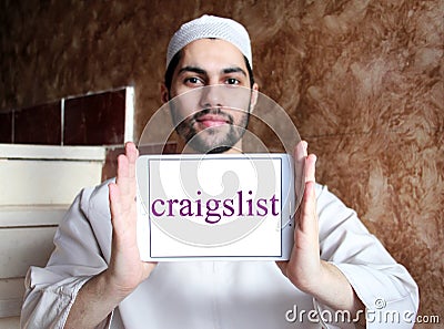 Craigslist classified advertisements website logo Editorial Stock Photo