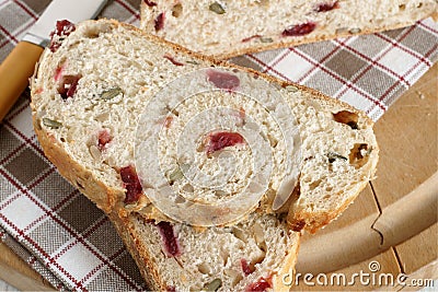 Cranberry Bread Stock Photo