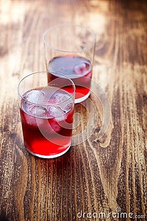 Cranberry cocktail Stock Photo
