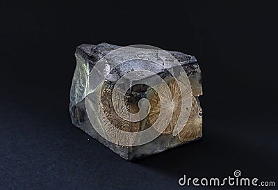 Crandallite mineral stone from Belgium. Stock Photo