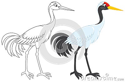 Crane Vector Illustration