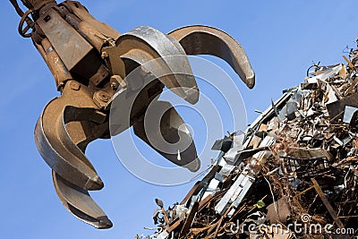 Crane grabber Stock Photo