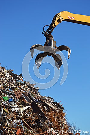 Crane grabber Stock Photo