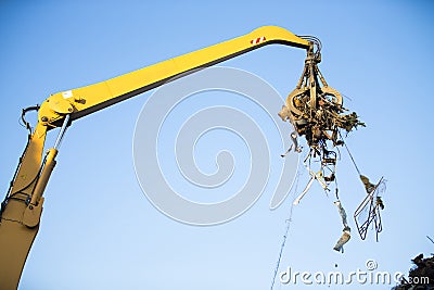 Crane grabber Stock Photo