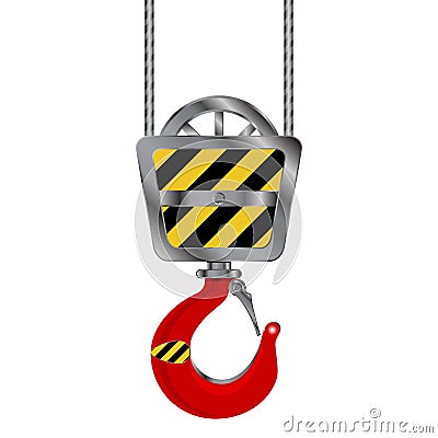 Crane hook Vector Illustration