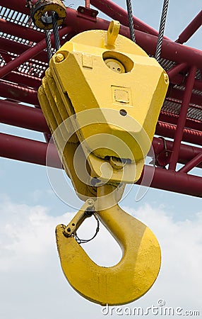 Crane Hook Stock Photo