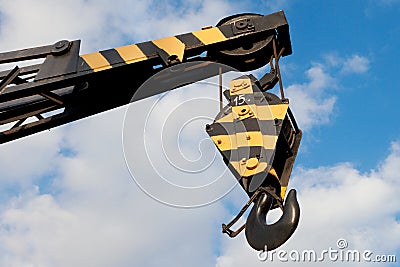 Crane hook Stock Photo