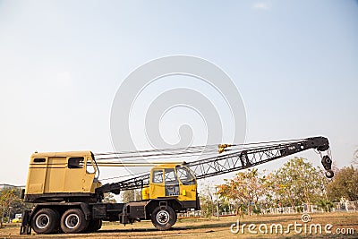 Crane truck Editorial Stock Photo