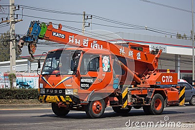 Crane Truck of Nim See Seng Company Editorial Stock Photo