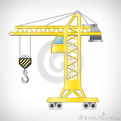 The crane Vector Illustration