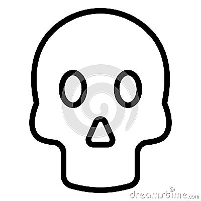 Cranium Isolated Vector icon which can easily modify or edit Vector Illustration