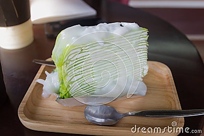 Crape cake Stock Photo