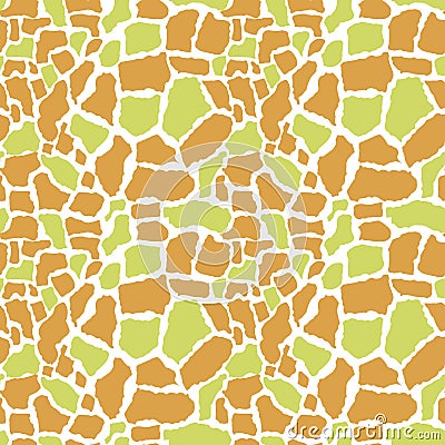 Craquelure seamless pattern. Cracks, broken glass endless background, repeating texture. Vector illustration Vector Illustration