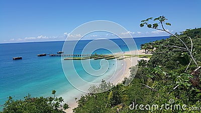 Crash Boat Beach. Aguadilla, Puerto Rico Stock Photo