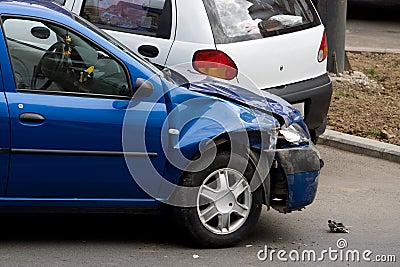 Crash car Stock Photo