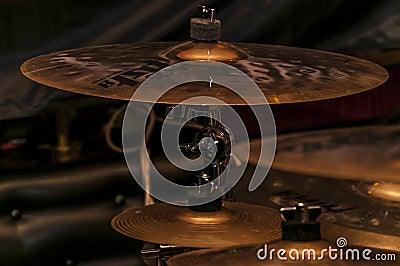 Crash cymbal Stock Photo