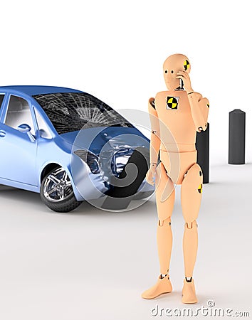 Crash Test Dummy Stock Photo